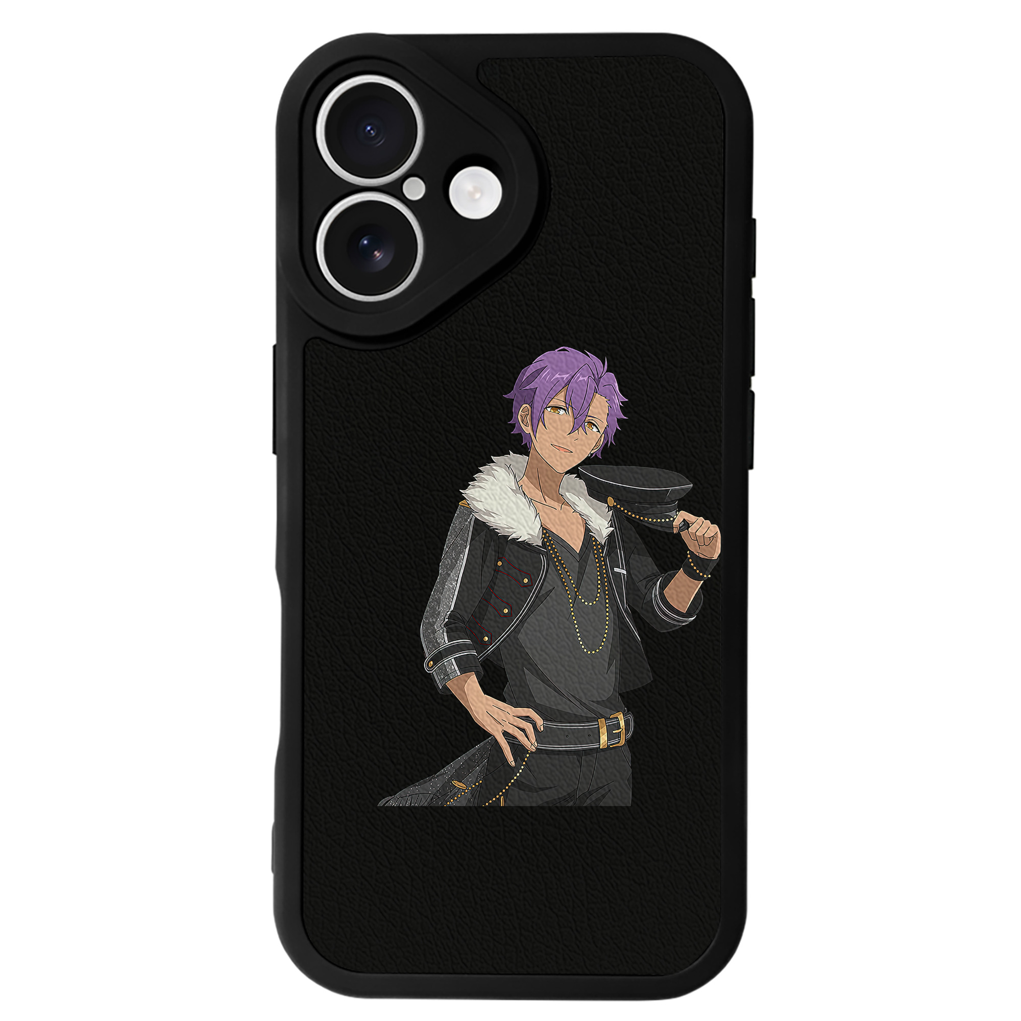 （画像用） あんさんぶるスターズ! Ensemble Stars 【iPhone 16シリーズ対応】シリコンスマホケース（レザー調） 材質：シリコン